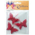 5cm Feather Glitter Butterfly (available in 6 colours)